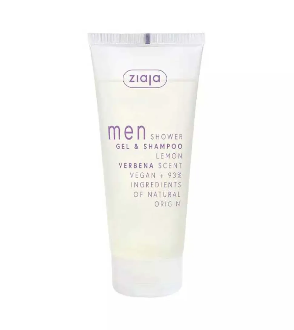Gel de ducha y champú 2 en 1 para hombre 200 ml - Lemon verbena