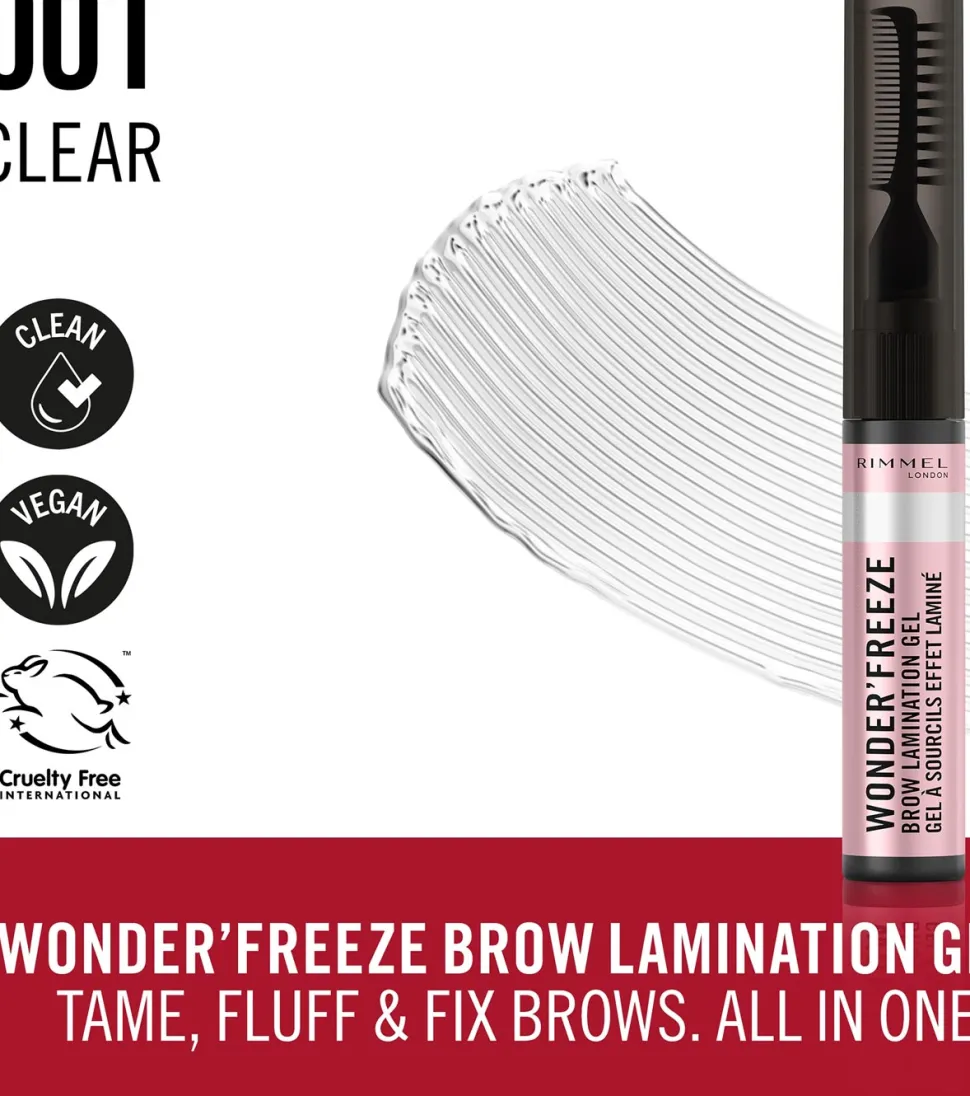 Gel fijador de cejas Wonder´ Freeze - 001: Clear