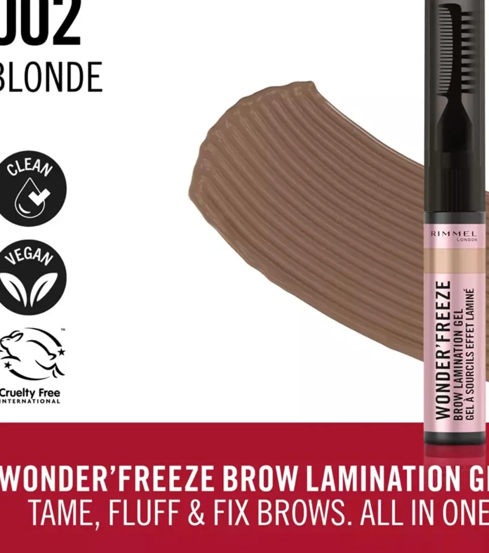 Gel fijador de cejas Wonder´ Freeze - 002: Blonde