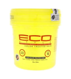 Gel fijador y de peinado para cabello teñido