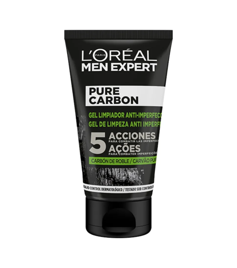 Gel limpiador anti-imperfecciones Men Expert - Pure Carbon