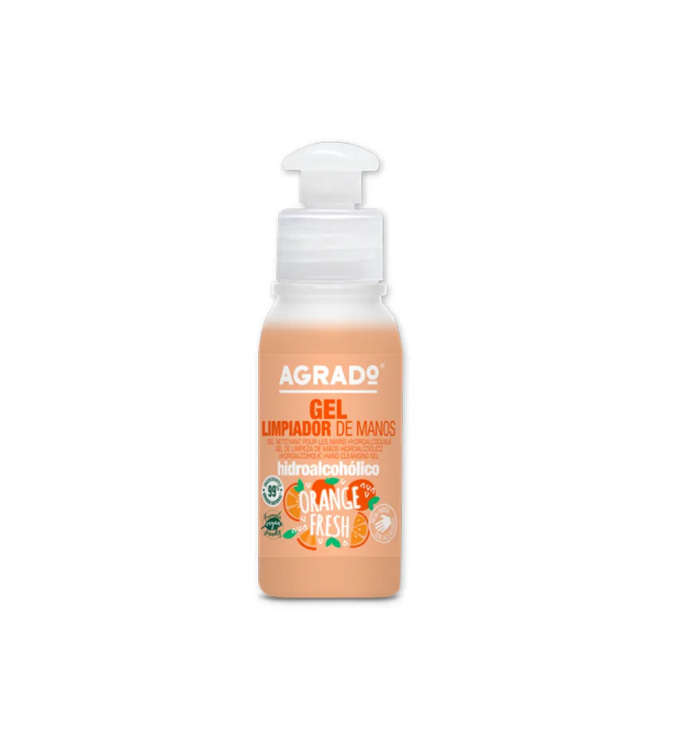 Gel limpiador de manos hidroalcoholico - Orange Fresh