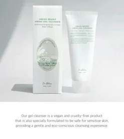 Gel limpiador espumoso Amino Green Relief - Piel mixta grasa