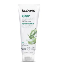 Gel limpiador facial matificante - Aloe y Alga Verde
