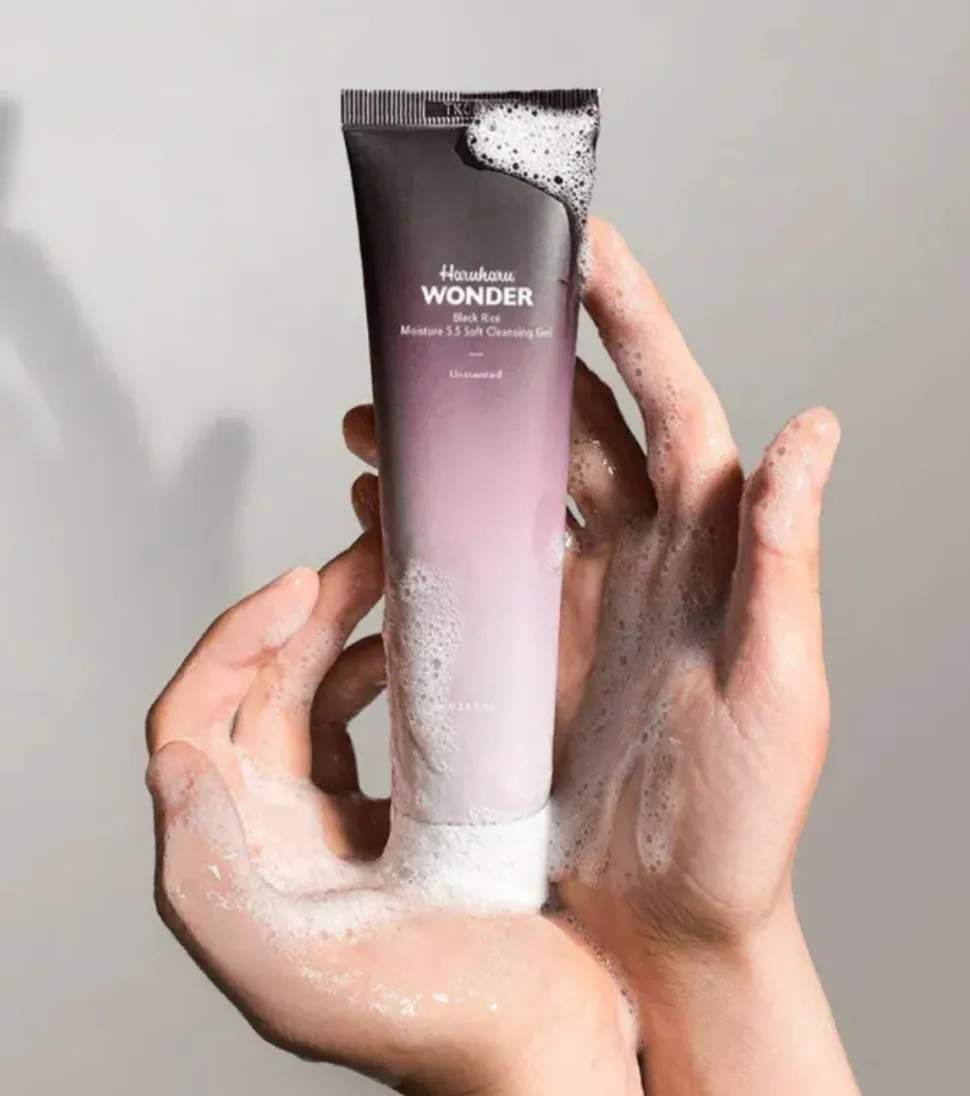 Gel limpiador hidratante Black Rice 5.5 Soft