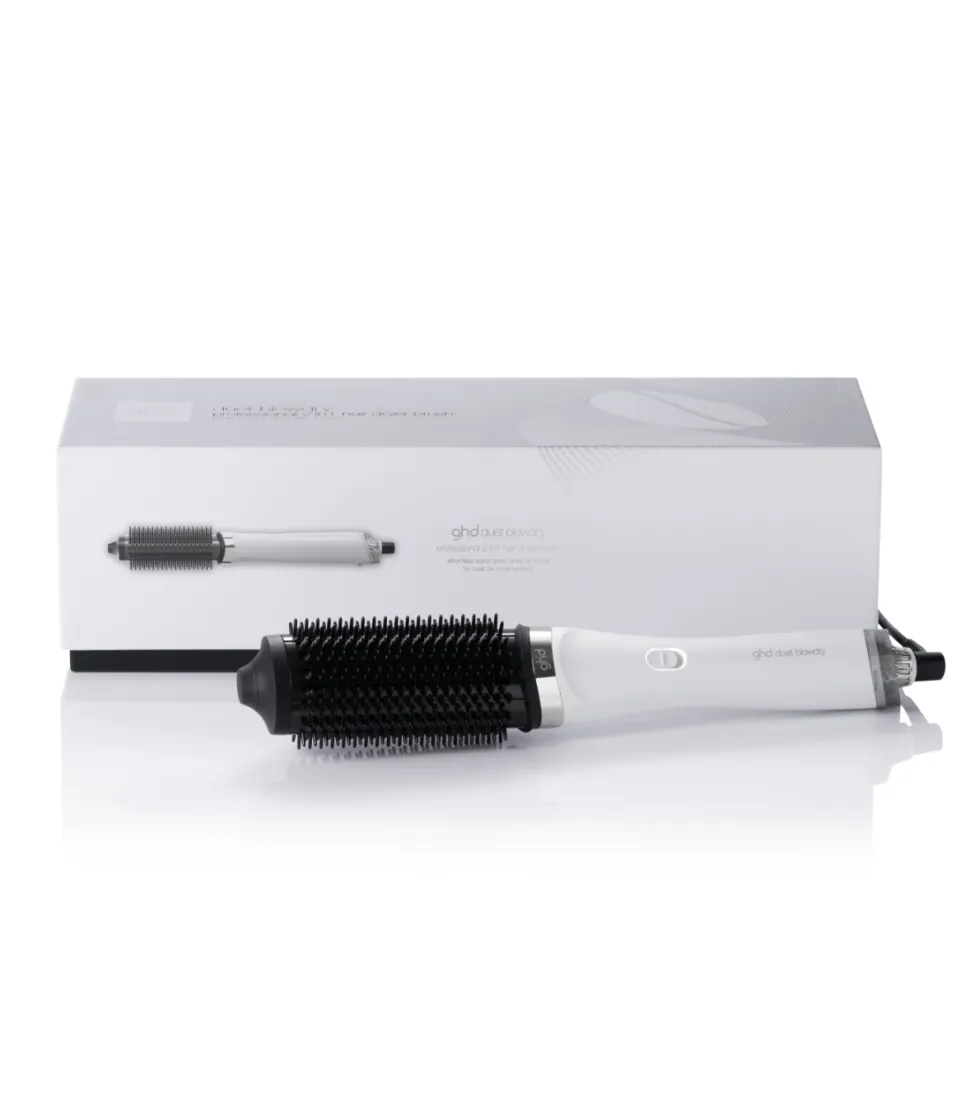 ghd - Cepillo secador 2 en 1 Duet Blowdry - Blanco