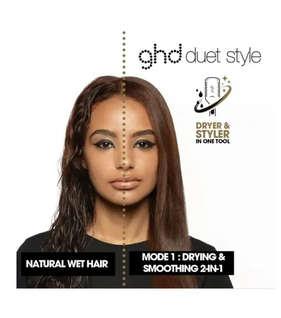 ghd - Plancha secador de pelo Duet Style professional 2-in-1 hot air styler - Blanca