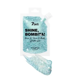 Glitter en gel para rostro, cabello y cuerpo Shine, Bombita! - 905: Brilliant Blue