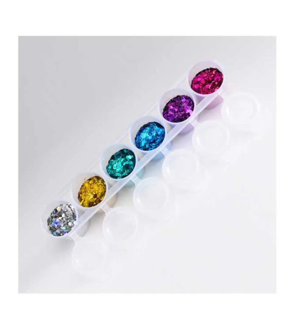 Glitter para rostro y cuerpo Chunky Mix - Laser