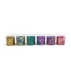 Glitter para rostro y cuerpo Chunky Mix - Crazy