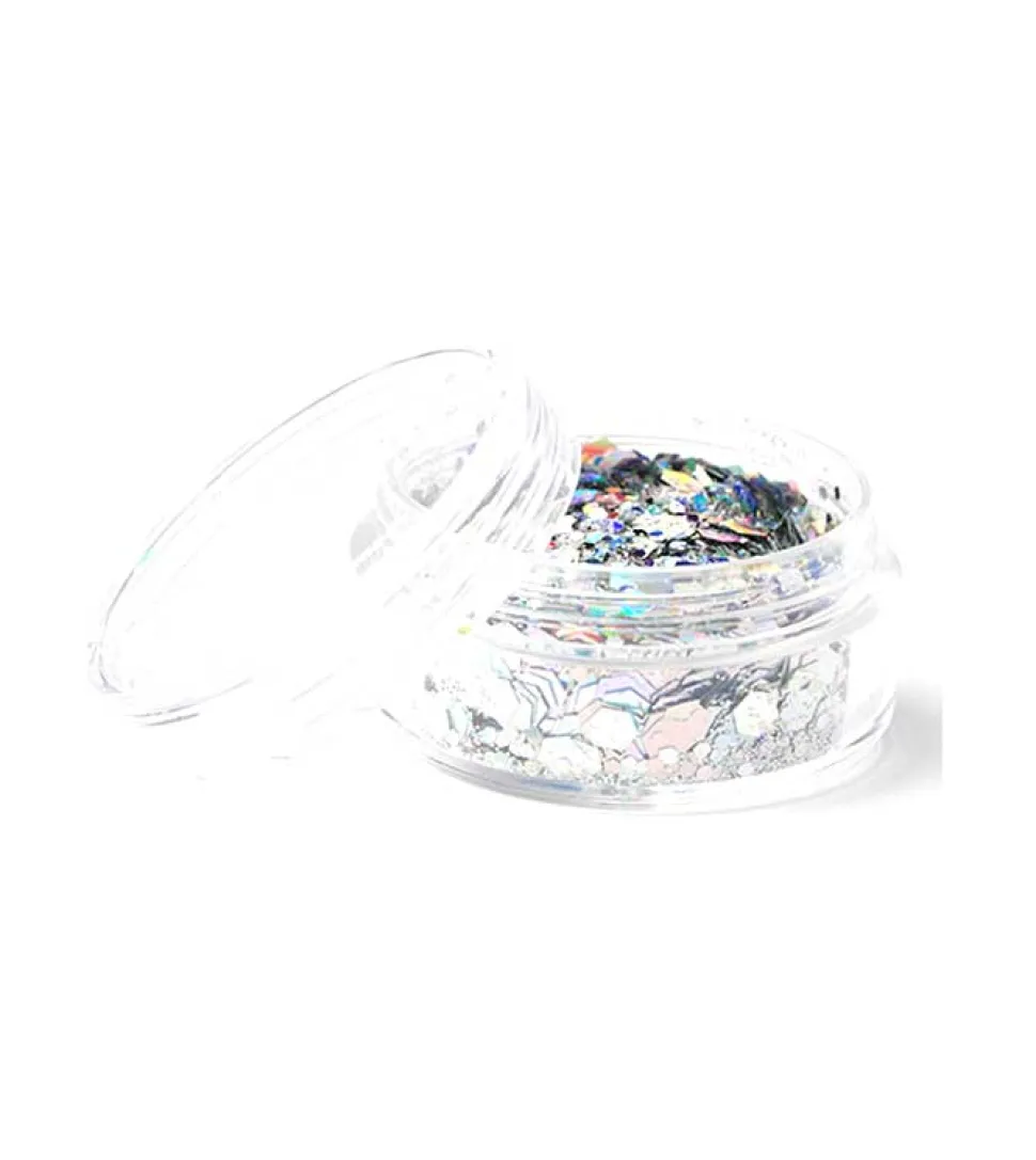 Glitter para rostro y cuerpo - Laser Silver