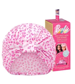 GLOV - *Barbie* - Gorro de satén anti-frizz para dormir - Pink Panther