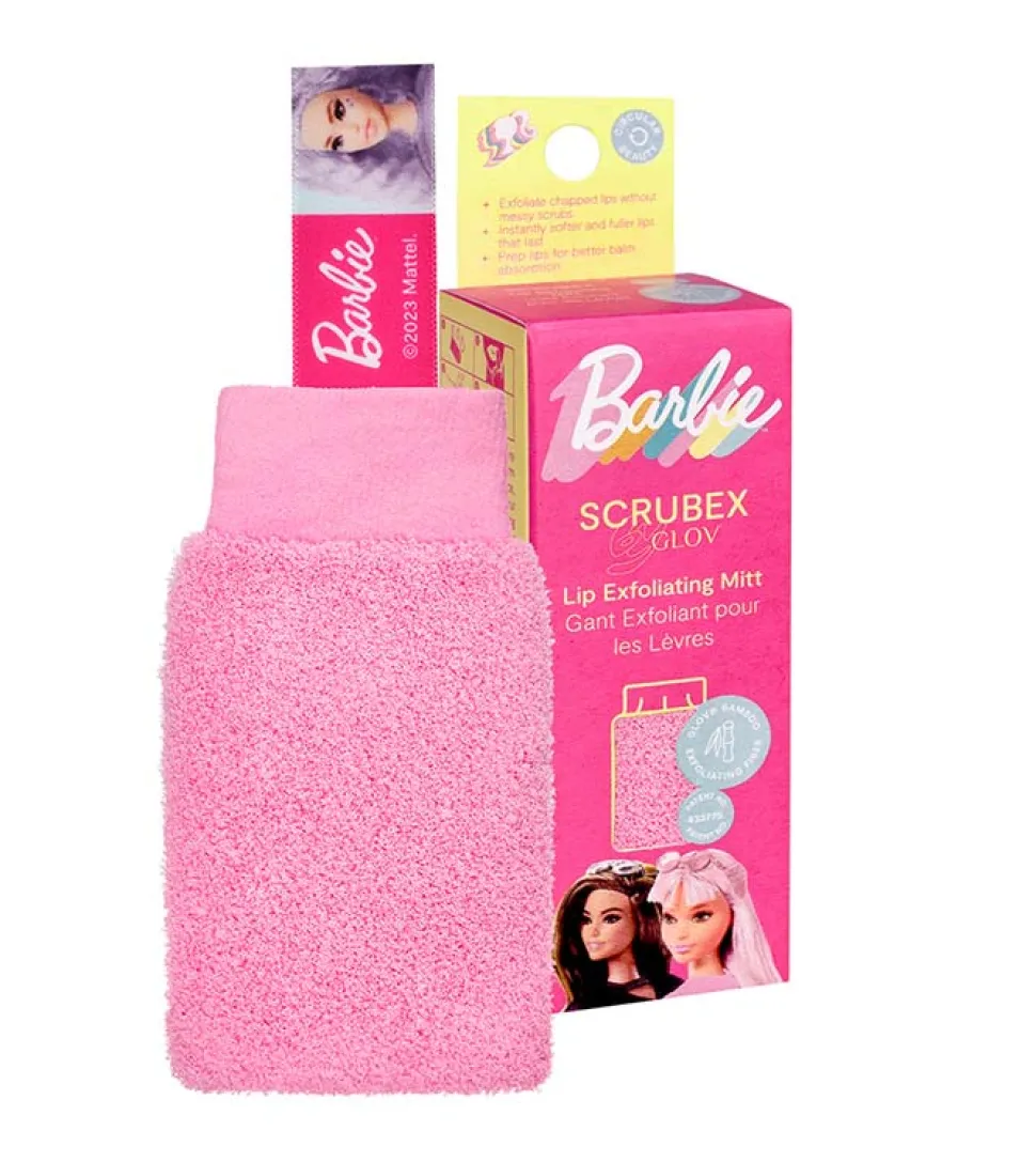 GLOV - *Barbie* - Guante exfoliante para labios Scrubex Pink