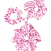 GLOV - *Barbie* - Pack de 3 coleteros scrunchie - Pink Panther