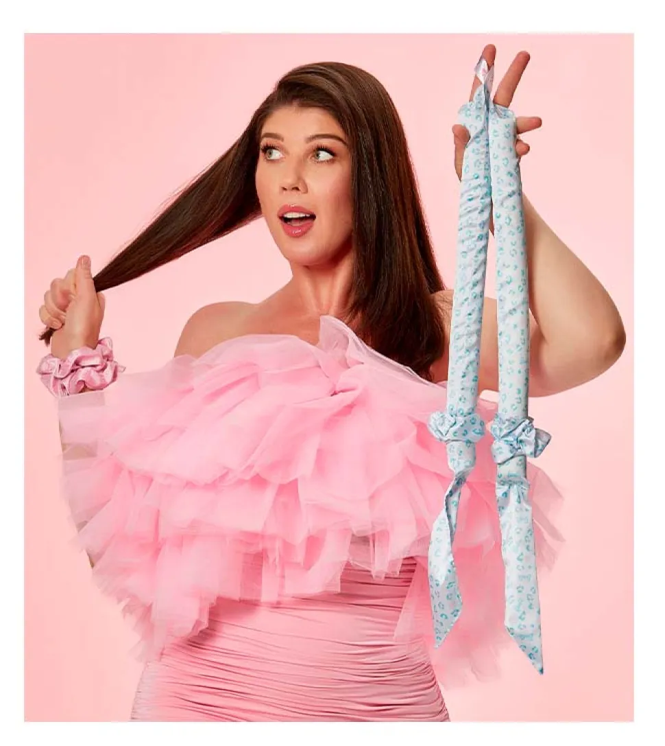 GLOV - *Barbie* - Set para rizar el pelo sin calor Cool Curl - Blue Panther