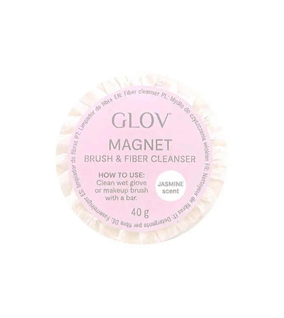 GLOV - Jabón sólido para brochas y guante Magnet - Jasmine