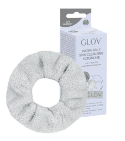 GLOV - Limpiador y coletero scrunchie Skin Cleansing - Silver Stone