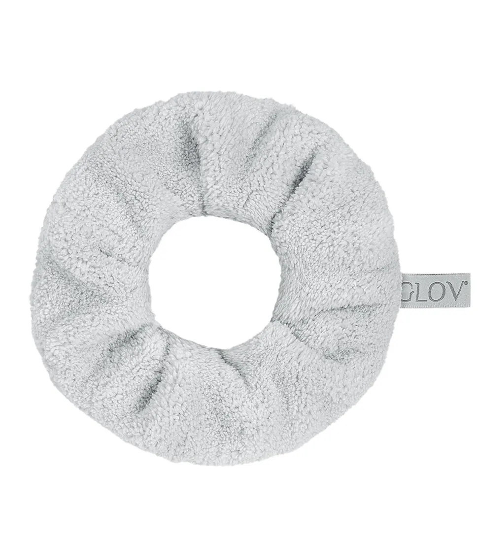 GLOV - Limpiador y coletero scrunchie Skin Cleansing - Silver Stone