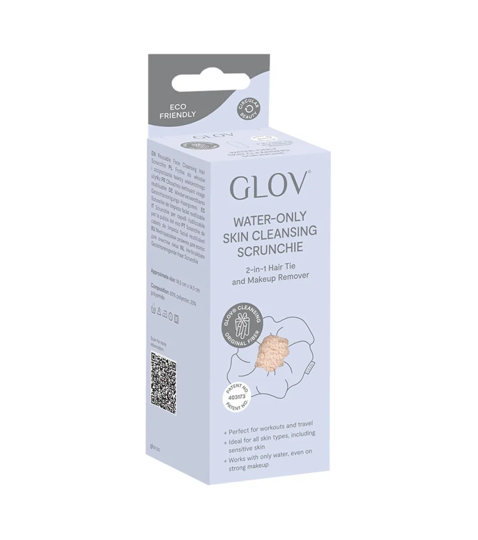 GLOV - Limpiador y coletero scrunchie Skin Cleansing - Desert Sand