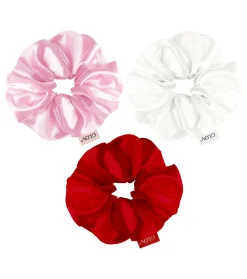 GLOV - Pack de 3 coleteros Satin Scrunchies talla M