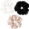 GLOV - Pack de 3 coleteros Satin Scrunchies talla L