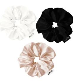 GLOV - Pack de 3 coleteros Satin Scrunchies talla L