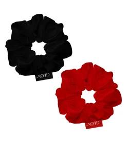GLOV - Pack de 2 coleteros Satin Scrunchies talla S