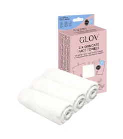 GLOV - Pack 3 toallas para rostro de microfibra Luxury Face