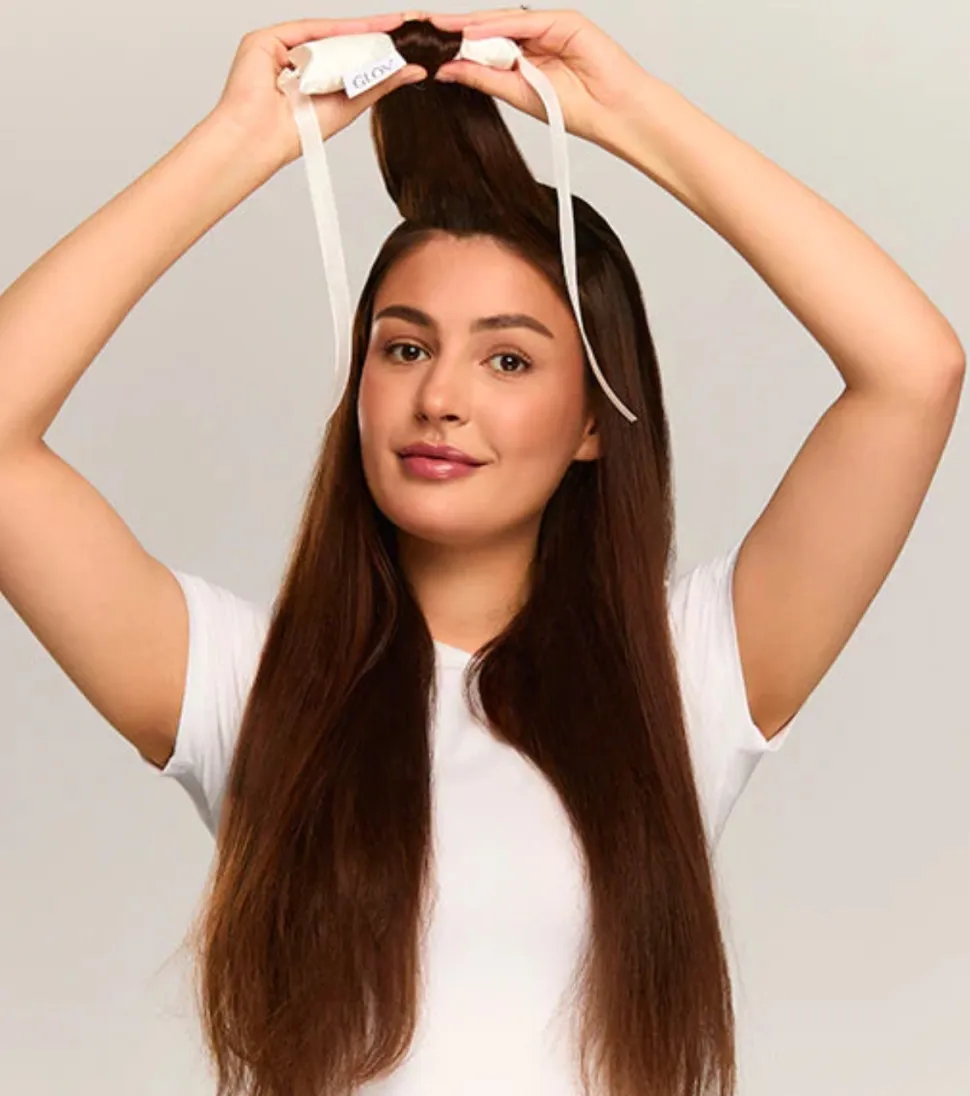 GLOV - Rulos para rizar el cabello sin calor Ribbon Rollers - Negro