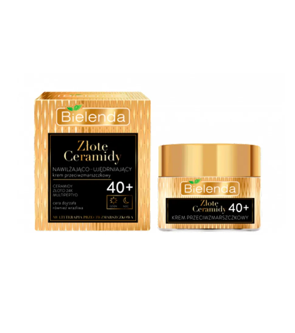 *Golden Ceramides* - Crema facial antiarrugas hidratante y reafirmante - Mayores de 40 años