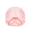 Gorro de satén anti-frizz para dormir - Rosa