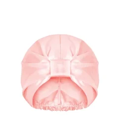 Gorro de satén anti-frizz para dormir - Rosa