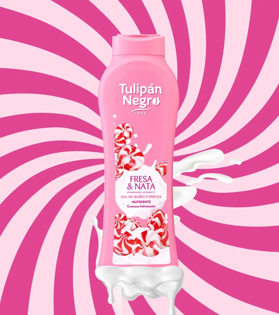 *Gourmand Intensity* - Gel de baño 650ml - Fresa & Nata