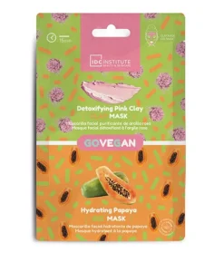 *GoVegan* - Mascarilla facial 2 en 1 - purificante e hidratante
