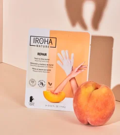 Guantes Mascarilla Reparadores para Manos - Melocotón
