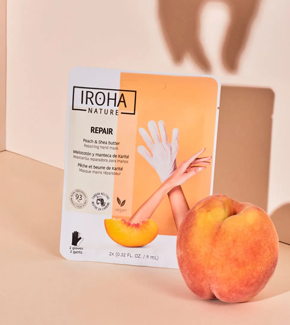 Guantes Mascarilla Reparadores para Manos - Melocotón