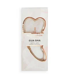 Gua Sha de jade - Blanco