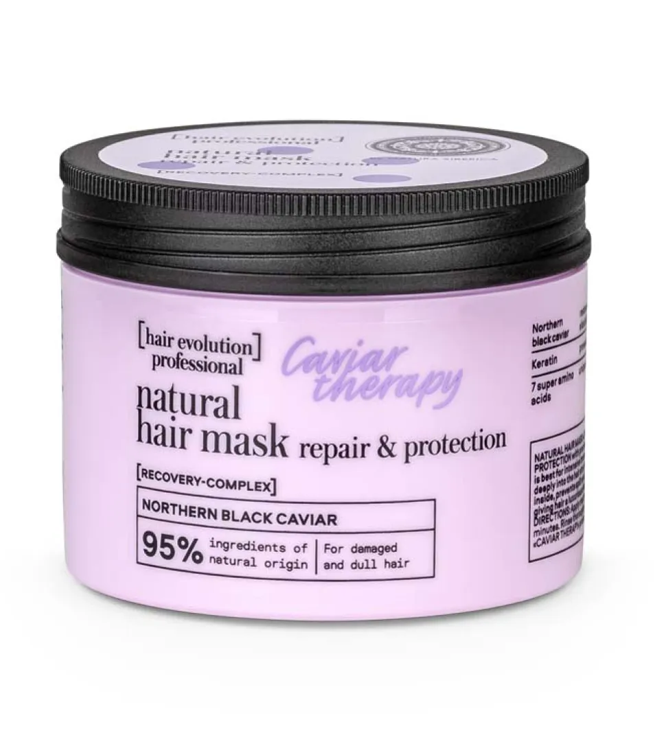 *Hair Evolution* - Mascarilla capilar natural Terapia de caviar - Reparación y protección