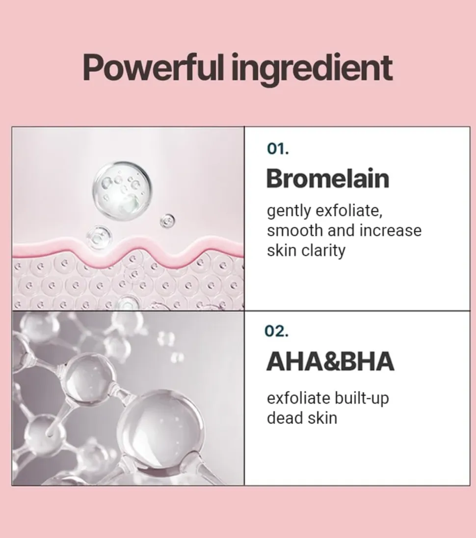 *Heimish RX* - Exfoliante facial AHA BHA - Piel con acné