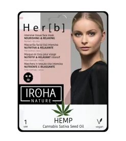 *Hemp* - Mascarilla facial tisú intensiva - Nutritiva y relajante