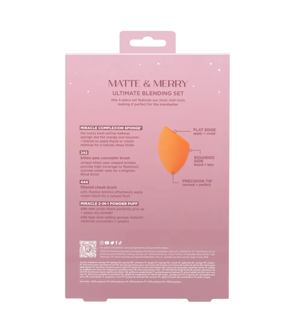 *Holidays 24* - Set de brochas + esponjas Matte & Merry