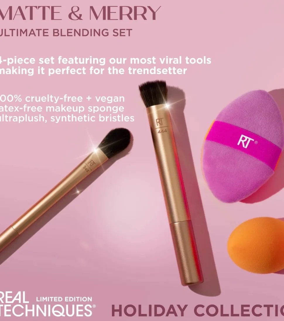 *Holidays 24* - Set de brochas + esponjas Matte & Merry