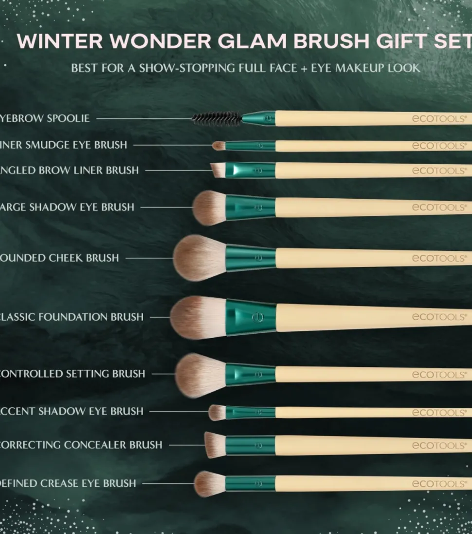 *Holidays* - Set de 10 brochas Winter Wonder Glam