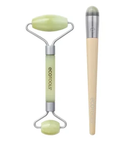 *Holidays* - Set rodillo facial y rodillo para contorno de ojos Jade Roller Duo