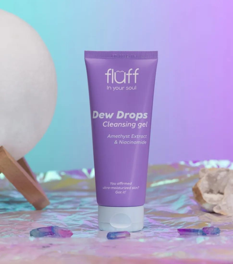 *In Your Soul* - Gel limpiador facial con extracto de amatista y niacinamida Dew Drops