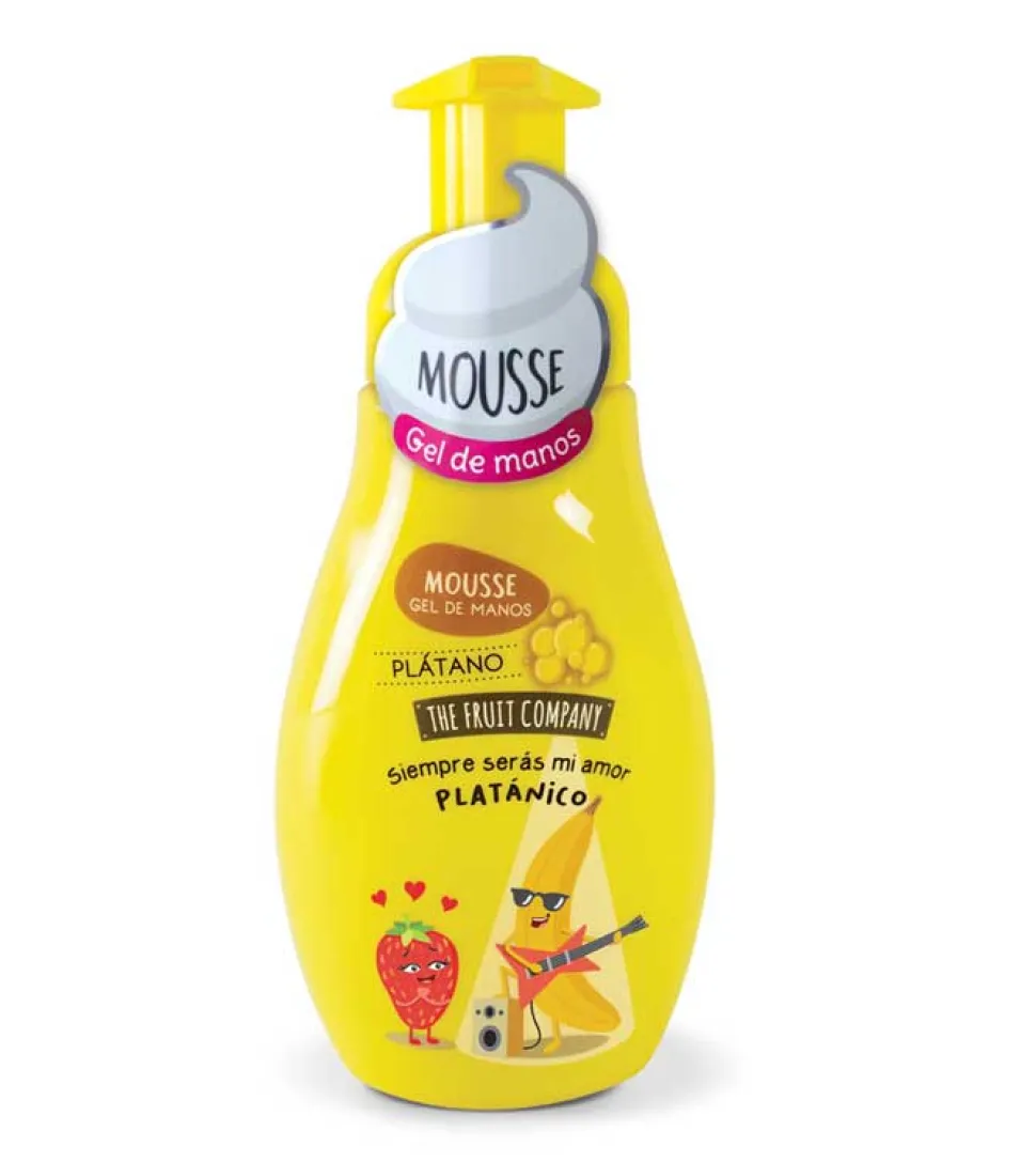 Jabón de manos en formato mousse - Plátano