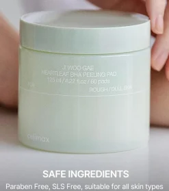 *Ji Woo Gae* - Almohadillas exfoliantes Heartleaf BHA
