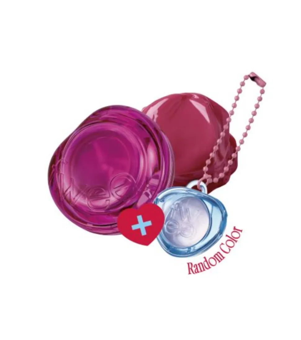 *Keyring* - Bálsamo con color para labios y mejillas con llavero Jelly Pot - JM01: Compote
