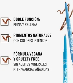 *Kind & Free* - Lápiz de cejas + cepillo para cejas - 002: Taupe