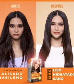 Kit de alisado brasileño con ácido hialurónico + Regalo Champú